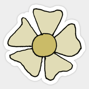 flower power // retro art by surfy birdy Sticker